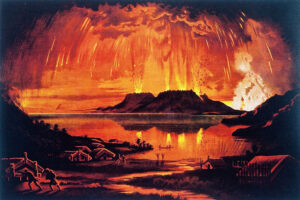TODAY IN HISTORY - 10th June, 2026 - Orbit News Charles Blomfield Mount Tarawera in eruption June 10 1886