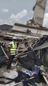 Many Feared Dead as Three-Storey Building Under Construction Collapses in Port Harcourt IMG 1464
