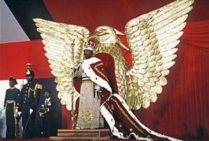 Jean Bedel Bokassa I Central African Republic coronation emperor 19779