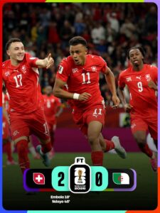 Switzerland 2-0 Algeria Result: Swiss Record First Knockout Win Since 1938 FB IMG 1783067681471