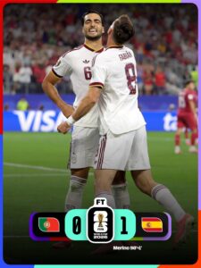 Heartbreak for Portugal: Spain Secures 1-0 Win in Knockout Thriller FB IMG 1783399284505