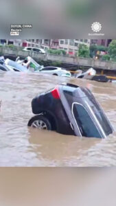 Cars Swept Away, Streets Turn to Rivers as Floods Ravage Northern China IMG 2258