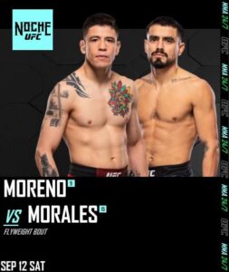 Brandon Moreno Set to Face Joseph Morales at Noche UFC 4 images 2026 07 13T111319.176