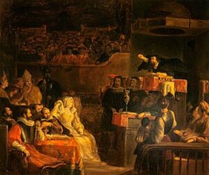 350px David Wilkie 1785 1841 The Preaching of John Knox before the Lords of the Congregation 10th June 1559 NG 950 National Galleries of Scotland