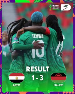 Malawi Defeat Egypt 3-1 in Rabat to Progress to WAFCON Quarter-Finals FB IMG 1785619309541
