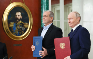 Russia Calls for Iran to Join Gulf Security System AFP 20250117 36UF3HL v1 HighRes RussiaIranPoliticsDiplomacy