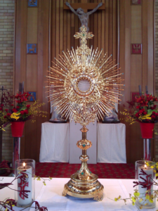 Eucharistic Adoration Monstrance