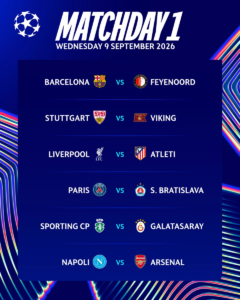 Orbits News: Champions League Heavyweights Set for Night Two Drama HRwrVXAXkAAfDoD