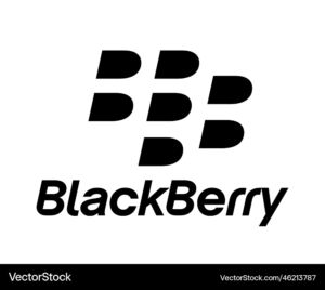 blackberry logo symbol brand phone with name black vector 46213787