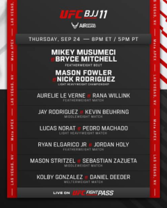 UFC BJJ 11: Musumeci, Mitchell Set for Main Event Clash images 2026 09 24T063236.733
