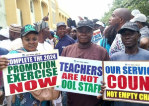 Wike Orders No-Work-No-Pay Rule as FCT Teachers’ Strike Continues IMG 5261