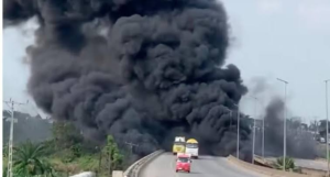 Two Suffer Severe Burns as Diesel Tanker Falls Off Otedola Bridge in Lagos images 2026 10 20T061749.002